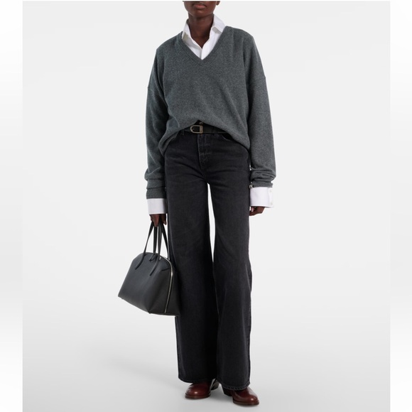 Citizens of Humanity Paloma Hi- Rise Wide Leg Baggy Black Jeans Size 31